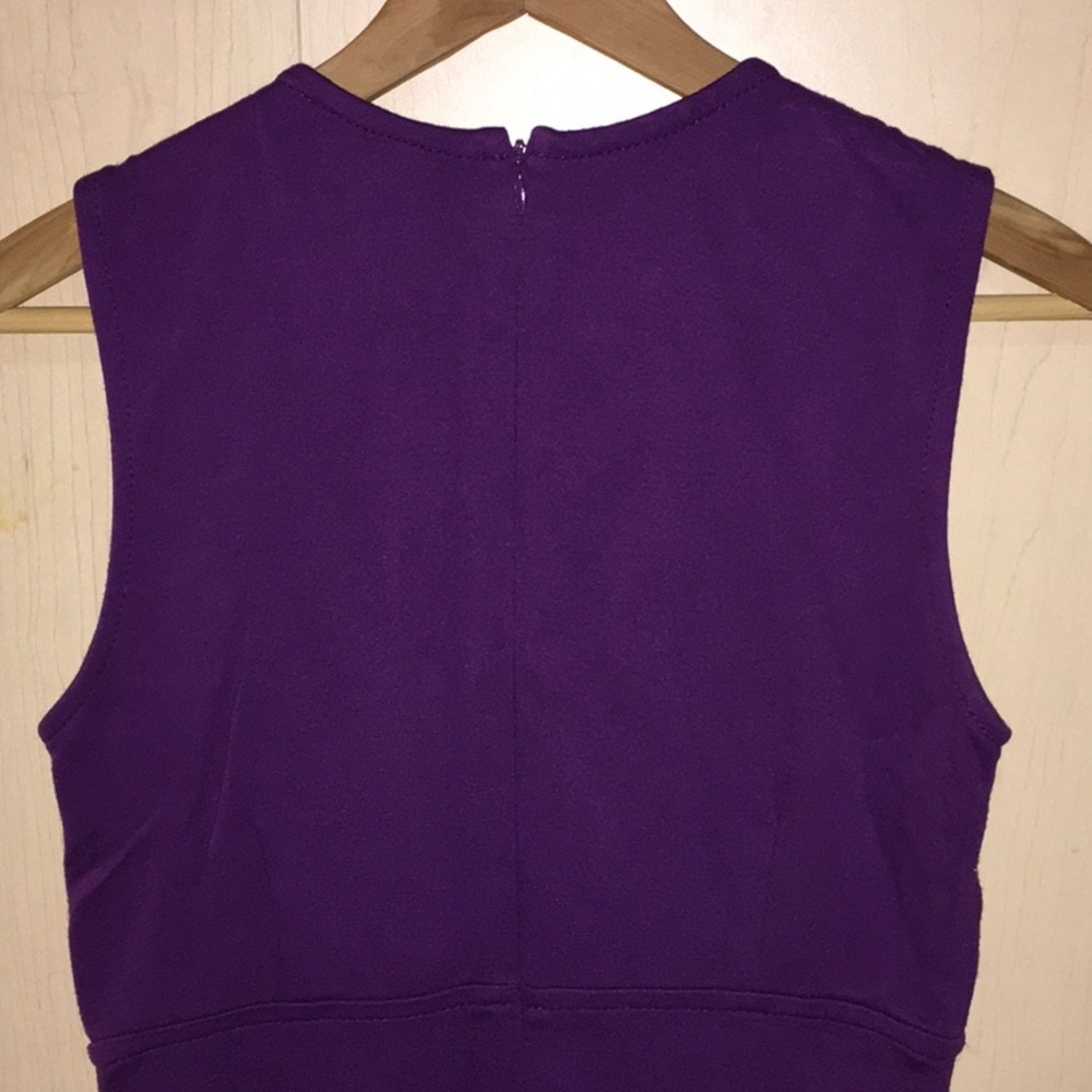 BR Eggplant dress with pockets - Picture 3 of 6